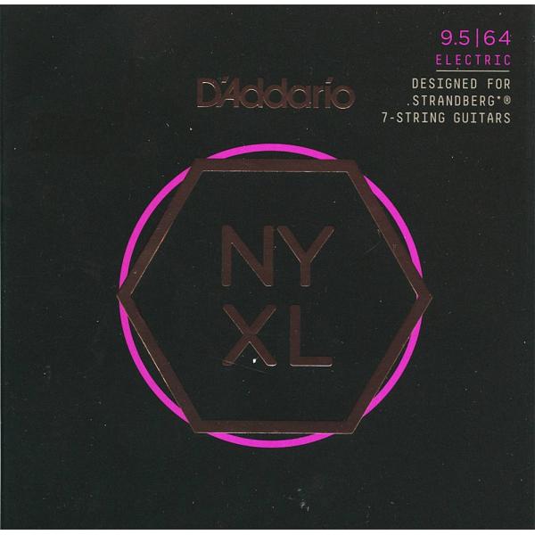 D'Addario __I GLM^[ NYXL .strandberg* Custom Light 7 .0095-.064 NYXL09564SB yKiz
