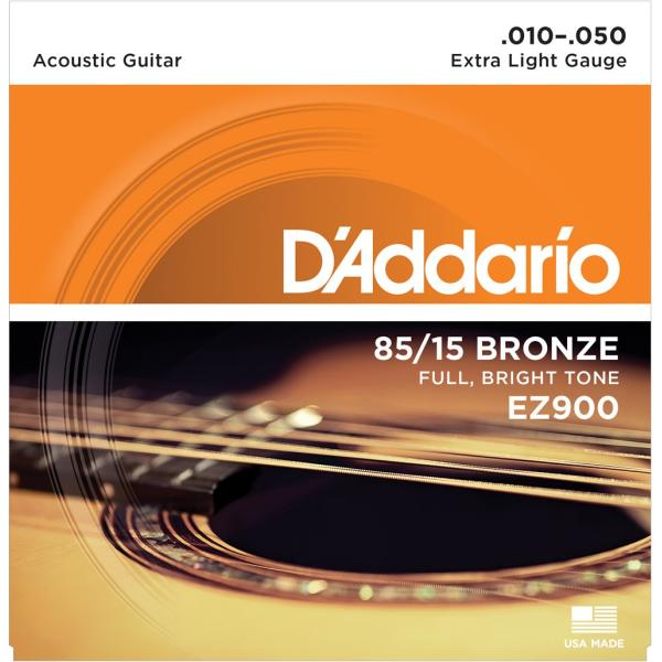 D'Addario __I AR[XeBbNM^[ 85/15 AMERICAN BRONZE EZ Extra Light 010-050 EZ900 yKiz3Set