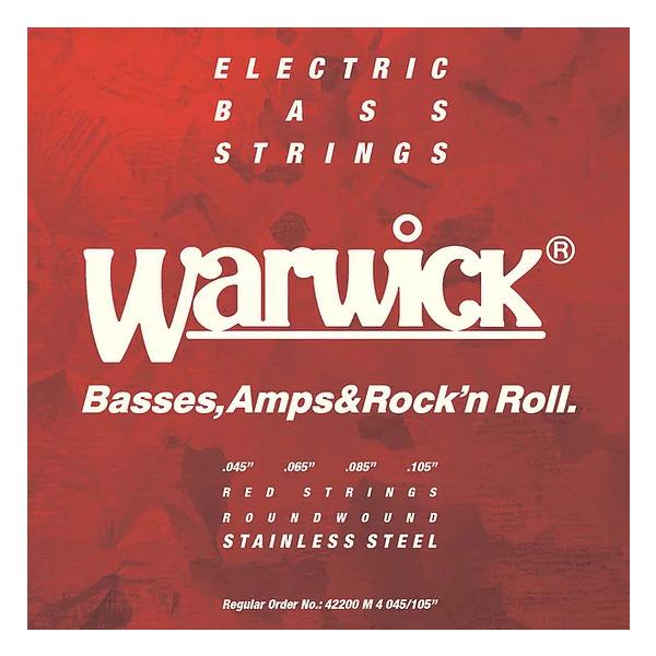 WARWICK RED Strings Stainless Steel Bass String Set Medium 42200 M 4 045/105(�����O�X�P�[��) 1�Z�b�g