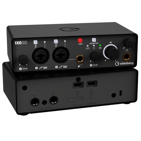 TASCAM steinberg IXO22 B Black USB Audio Interface : ミュージック