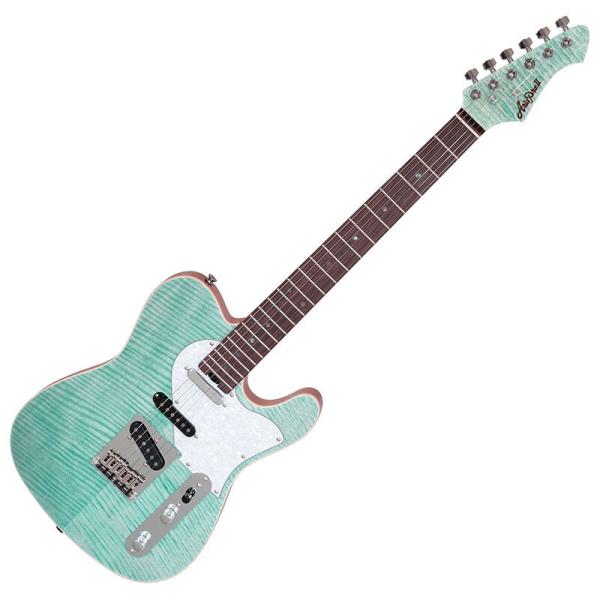AriaProII エレキギター 615-AE200 OPGR (Opal Green) ARIA EVERGREEN シリーズ オリジナルソフトケース付き