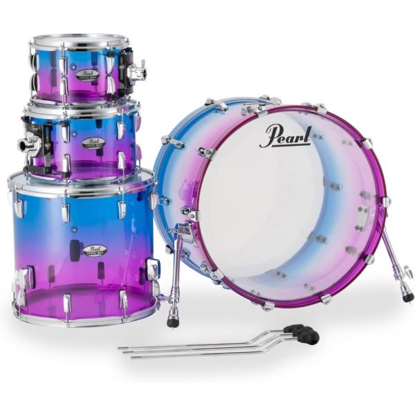 Pearl パール  Pearl CRB524P/C 734 シェルパック　限定モデル（4PC) CRYSTAL BEAT The Original Seamless Acrylic Drum Set.