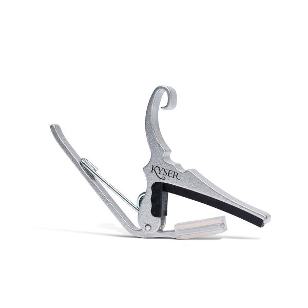 他サイト： Kyser KG6SA Silver QUICK-CHANGE CAPO  アコギ用カポタストの商品画像