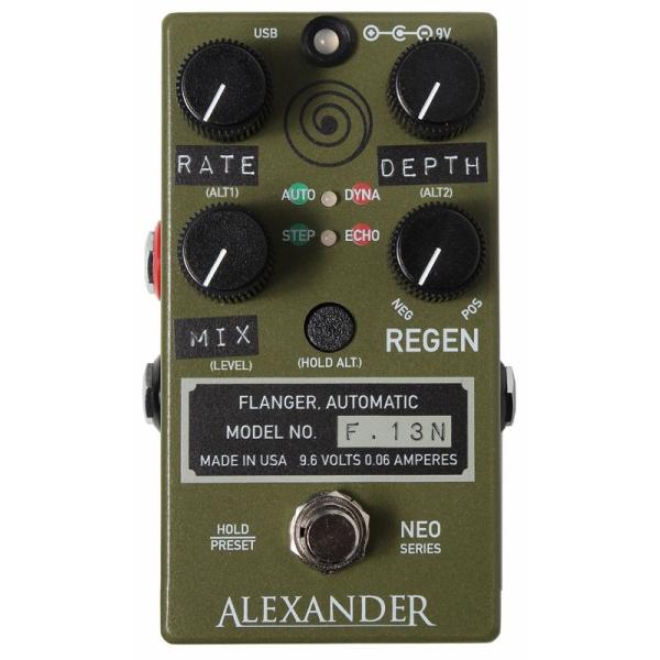 新品 未使用 Alexander Pedals Neo Series F.13 Alexander pedals Neo Series F.13 Flanger｜アレキサンダー｜メーカー