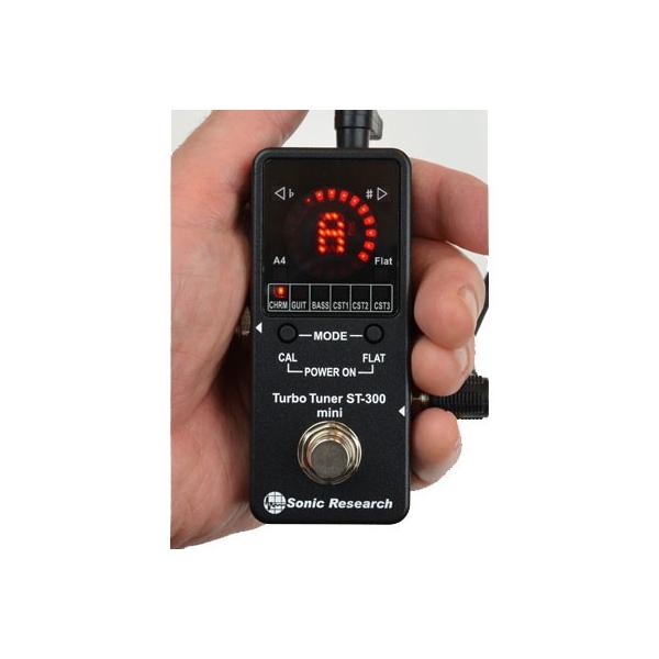 Sonic Research ST-300 Mini Stompbox Strobe Tuner｜ターボチューナー