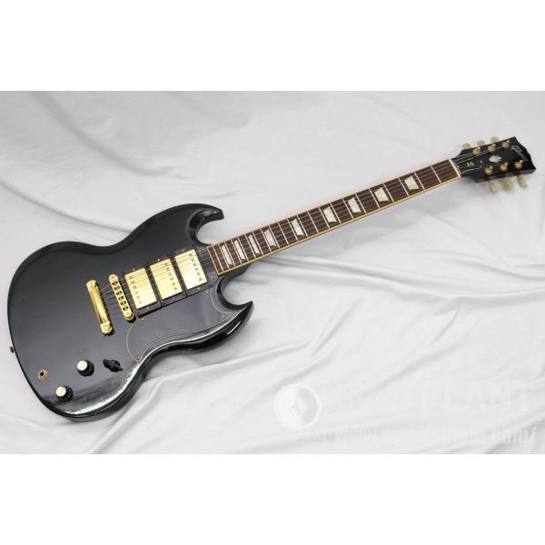 【美品】Gibson SG エボニー Bigsby 純正ギグバッグ付き SG Special Faded Worn Ebony BigsbyMOD【2019年製】 Gibson