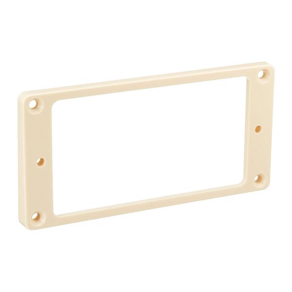 <ギターパーツ　エスカッション> エスカッションハムバッカー用カーブドボトム、フロント用アイボリー＊レターパックでの発送となります。