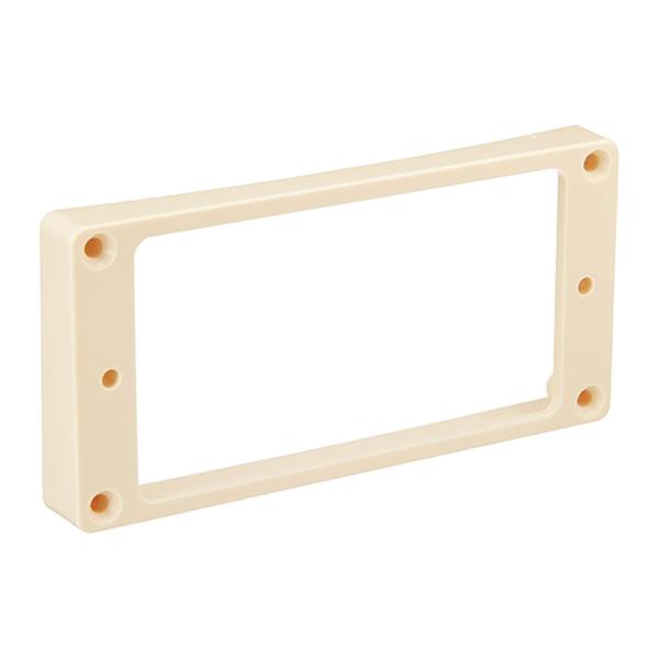 <ギターパーツ　エスカッション>エスカッションハムバッカー用カーブドボトム、リア用アイボリー ＊レターパックでの発送となります。