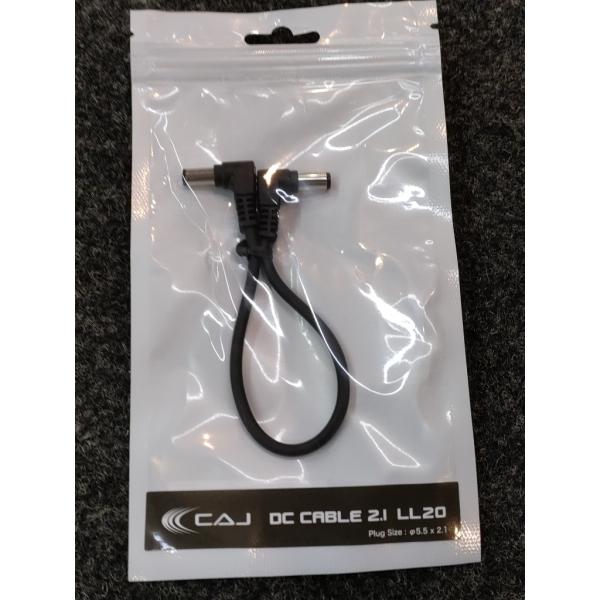 <DCケーブル> 数多くのサウンドシステムを製作してきたCAJのノウハウからデザインされた、スペースに制限があるエフェクトボード上でもフレキシブルなレイアウトが可能なエフェクター専用のDCケーブル。長さ 20cm＊レターパックで...