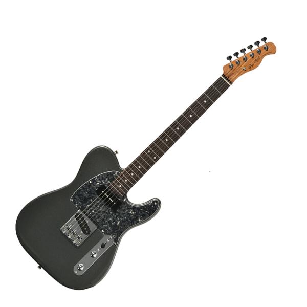 Bacchus バッカス / BTE-2-RSM/R-BPPG Gun-M Gun-Metallic ローステッドメイプルネック テレキャスタイプ エレキギター