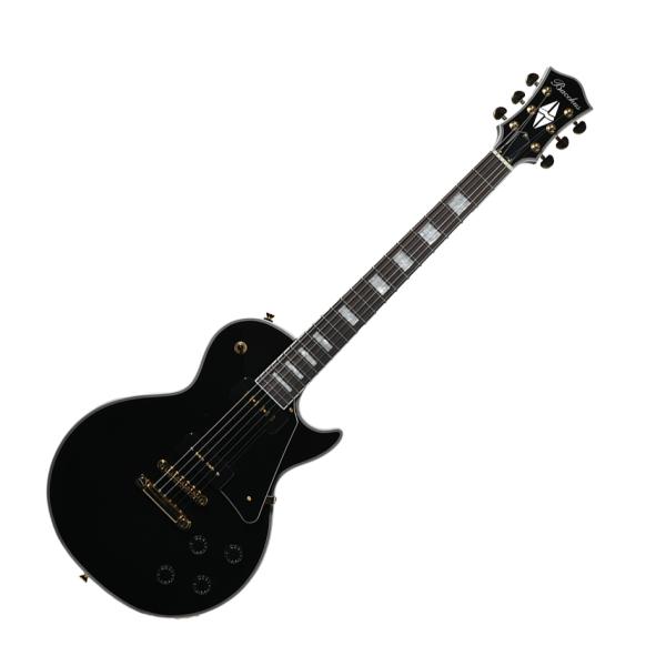 Bacchus バッカス / Global Series DUKE-CTM Alnico BLK おまけ付き P-90タイプPU レスポールカスタムタイプ エレキギター