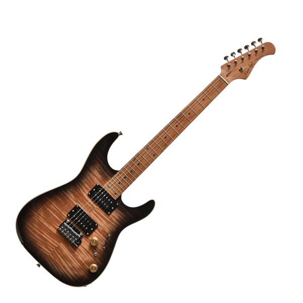 Bacchus バッカス / IMP24 FMH-RSM/M N-BK-B ローステッドメイプルネック エレキギター
