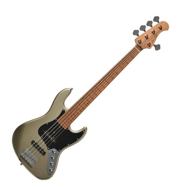 Bacchus バッカス / WJB5-1DX-AC RSM/M MDG Misty Dawn Gold 5弦ベース ローステッドメイプル ジャズベースタイプ エレキベース