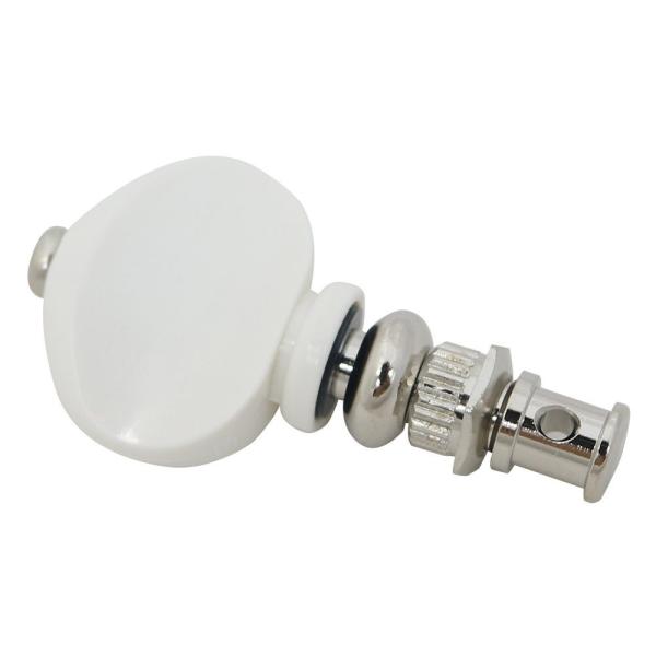 ウクレレ用フリクションペグ ニッケル(PUKB-N) UKB-Nペグボタン:ホワイトカラー:ニッケル