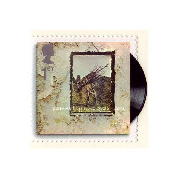 レッドツェッペリン Led Zeppelin - Classic Album Covers: IV Strip of 5 Stamps (goods)
