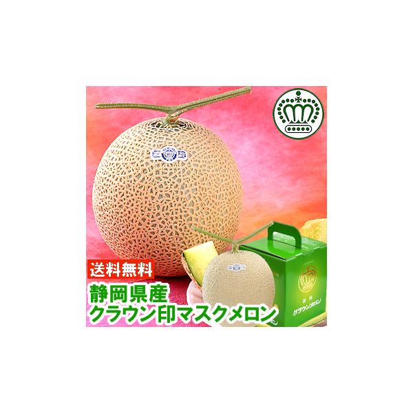 お中元 ギフト 静岡 クラウンメロン 1.4kg×1個