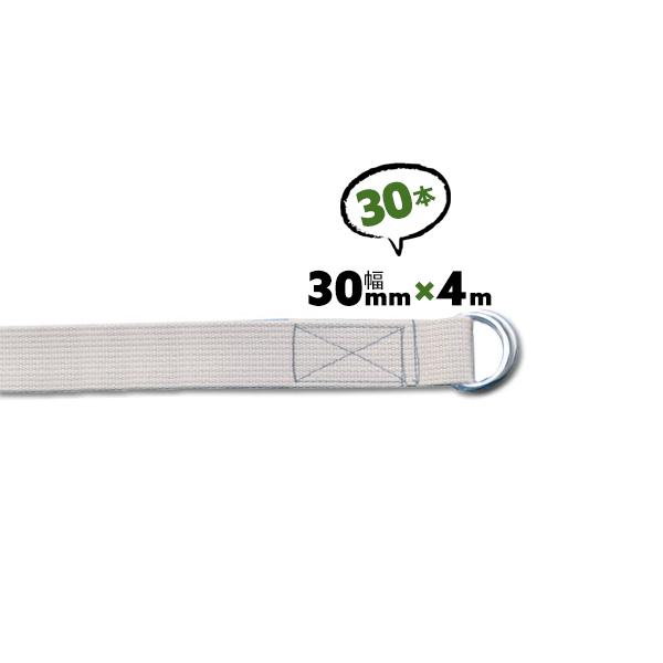 荷締めベルト 4m ラッシングベルト 30mm Dカン ベルト Dカンベルト30mm巾 ベージュ4ｍ 30本入り Dkan B4 Mustショップ 通販 Yahoo ショッピング