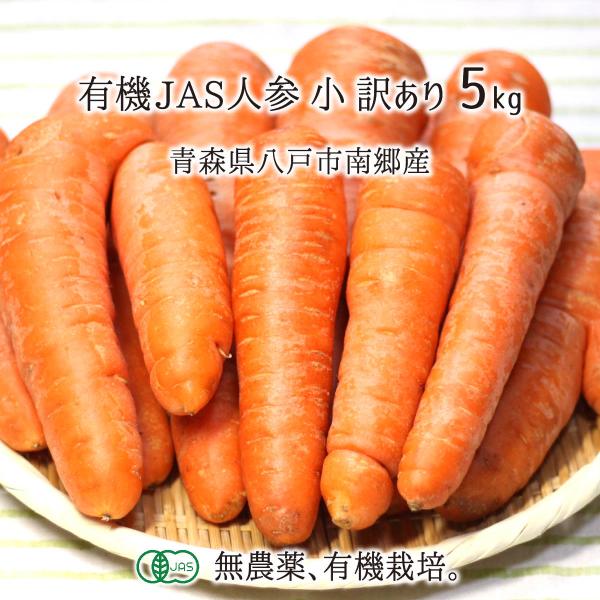 ※スマホのお客様、下記[もっと見る]より詳細ご覧下さい。■ 名称 ： 有機JAS人参 生 訳あり 小サイズ(60〜120g)■ 内容量 ： 約5kg■ 生産者 ： 南風農園■ 生産地 ： 青森県八戸市南郷■ 保存方法 ： 冷蔵保存、10℃以...
