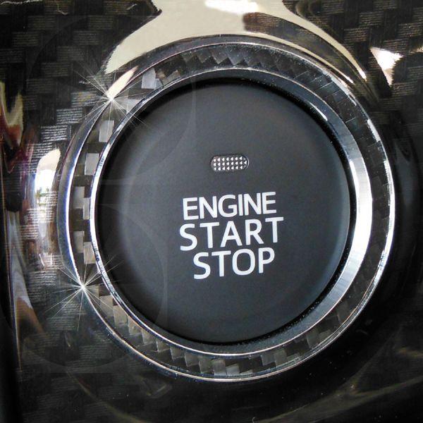 COPEN コペン専用スタートボタンリング（カーボン）LA400K H26.6月