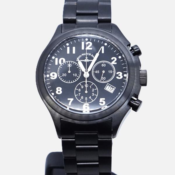 ZENO-WATCH BASEL ゼノウォッチ 926Q BK-M パイロットウォッチ クォーツ デッドストック メンズ腕時計 1年保証 25-M-663