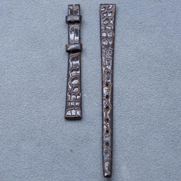 ロンジン LONGINES 純正 9mm レザー ブラウン 時計バンド 時計ベルト