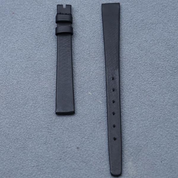 ロンジン LONGINES 純正 10mm カーフ ブラック 尾錠なし 時計バンド
