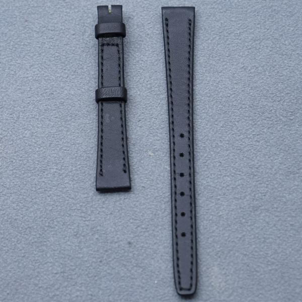 LONGINES ロンジン 純正　革ベルト　黒　尾錠付き　未使用品 muta-factory_25-m-710