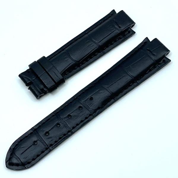 ルイヴィトン タンブール レザーバンド LOUISVUITTON ブラック 社外品