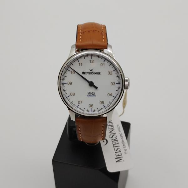 MEISTERSINGER No. 03 自動巻き時計マスタージンガー MEISTER SINGER（マイスタージンガー） MEISTERSINGER No.03-White