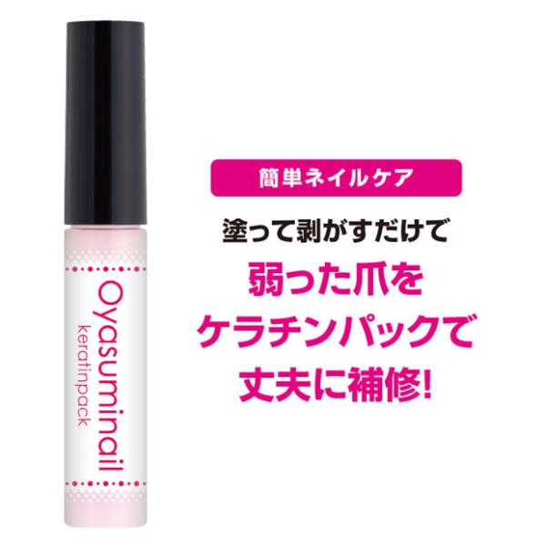 商品名 おやすみネイル　ケラチンパック成分 水 、ポリビニルアルコール、ＢＧ、グリセリン、加水分解ケラチン（羊毛）、アスパラギン酸、アラニン、アルギニン、イソロイシン、グリシン、セリン、トレオニン、バリン、ヒスチジン、 フェニルアラニン、プ...