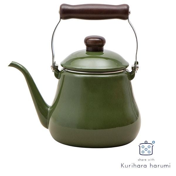 ヤカン ケトル 栗原はるみ ホーローケトル 1 5l グリーン Hk 生活雑貨 通販 Paypayモール