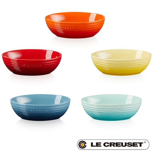 ルクルーゼ オーバルサービングボール 17cm 5個入り レインボー LE