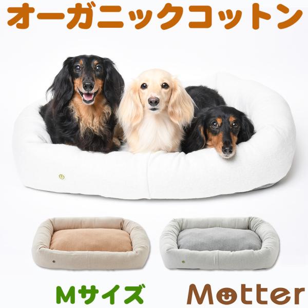 犬ベッド 裏毛起毛プレミアムスクエアベッド Mサイズ