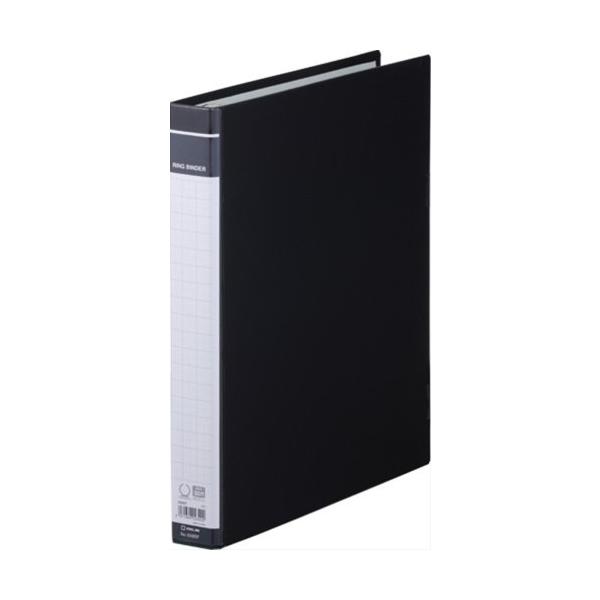 キングジム リングバインダー BF バインダータイプ 30穴 250枚収納 A4タテ 黒 668BF-BK