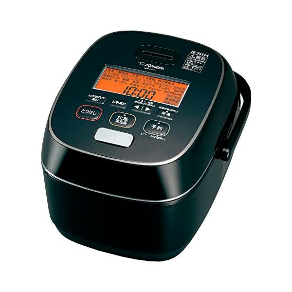 他サイト： 象印マホービンZOJIRUSHI 炊飯器 5.5合 極め炊き 圧力IHタイプ 日本製 毎回のお手入れ点数2点 ブラック NW-JW10-BAの商品画像