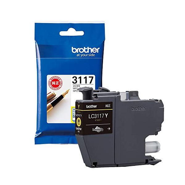 brother純正 ブラザー工業Brother Industries インクカートリッジイエロー LC3117Y 対応型番:MFC-J6983CDW、MFC-J6583CDW、MFC-J5630CDW 他
