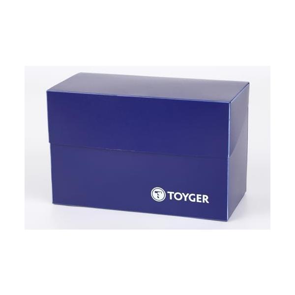 TOYGER デュアルデッキケース 入れ子式の超万能大容量デッキケース セパレーター2枚つき ネイビー