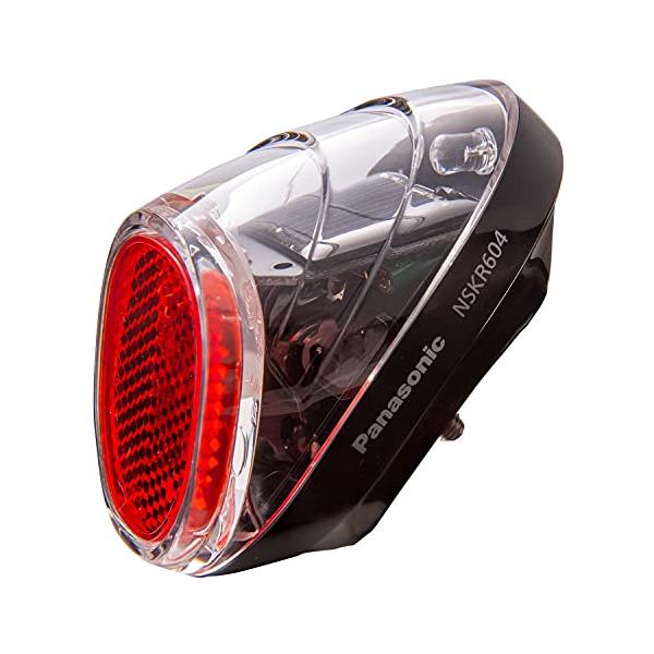 パナソニックPanasonic LED ソーラーオートテールライト 後ドロヨケ取付式 自転車 W47×H55×D66mm NSKR604