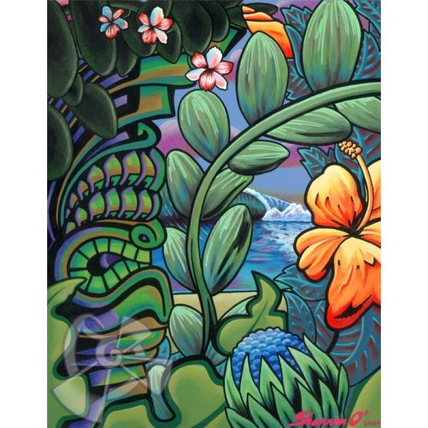 nC̃T[tA[gG Tiki Reef i8" x 10"j by Shannon O'Connell