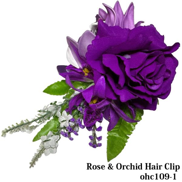 専用です　フラダンス ヘアクリップ オーキッド イリマ 4個セット 専用です フラダンス ヘアクリップ オーキッド イリマ 4個セット