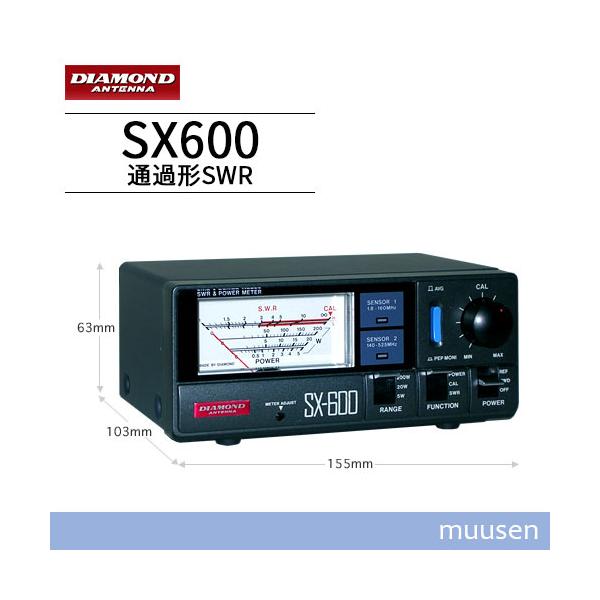 第一電波工業 SX600 ダイヤモンド 通過形SWR・パワー計(1.8 第一電波工業 SX600 ダイヤモンド 通過形SWR・パワー計(1.8