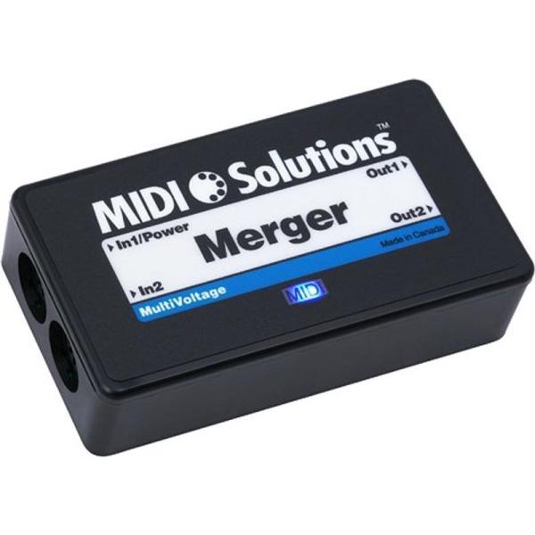 MIDI Solutions ソリューション 2-input MIDI Merger並行輸入品