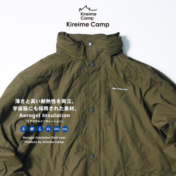 アウトドアコート アウトドアジャケット アウトドア メンズ パーカー 冬服 防寒 黒 防寒着 ブルゾン アウター キレイメキャンプ Kireime Camp muziichiba_kir0081