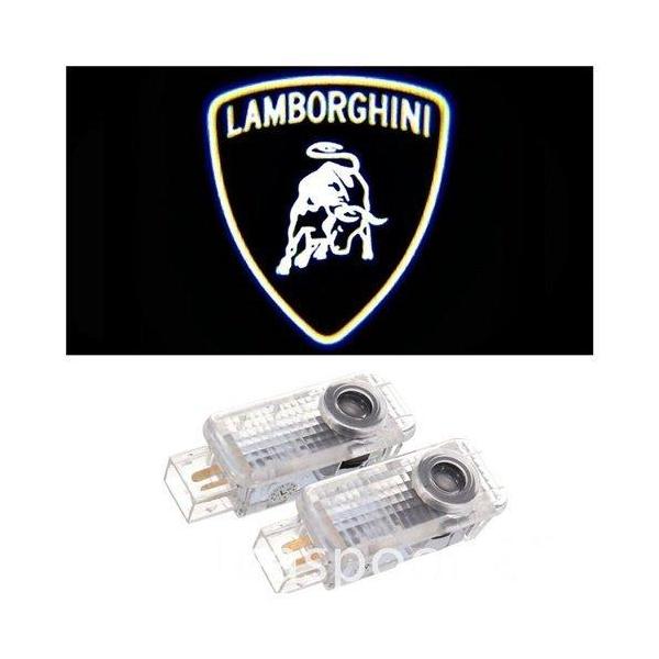 Lamborghini LED HD ロゴ プロジェクター カーテシランプ ガヤルド アベンタドール ウルス ウラカン ランボルギーニ ドア ライト マーク