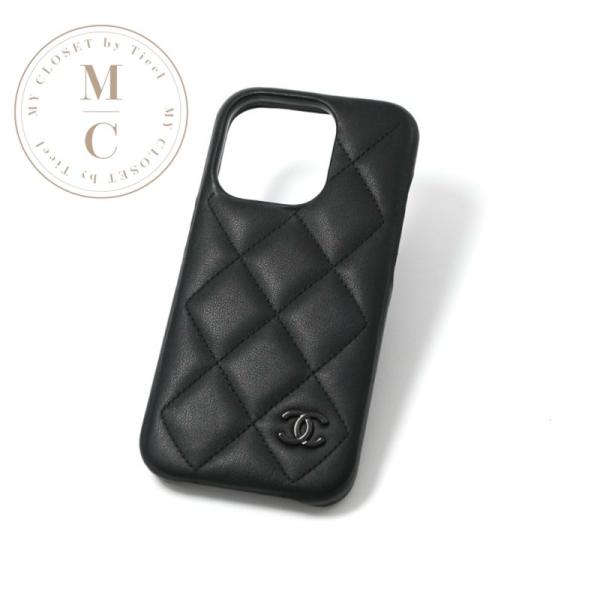 CHANEL - CHANEL スマホケース　iPhone15pro 新品未使用 入手困難】☆CHANEL iPhone 15 Pro ケース スマホケース・テック