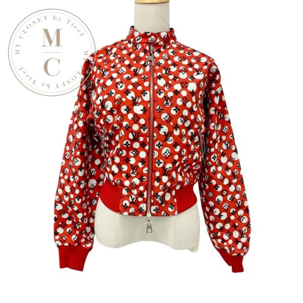 LOUIS VUITTON ルイヴィトン アウター コットン レッド 未使用 草間