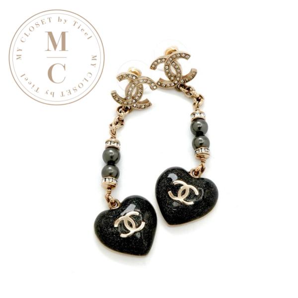CHANEL（シャネル） ピアス イヤリング ゴールド ブラック ココマーク