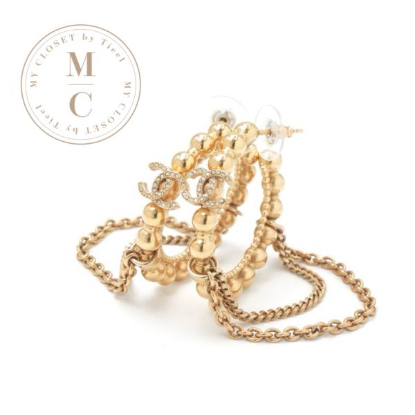 CHANEL（シャネル） ピアス イヤリング ゴールド フープ ココマーク