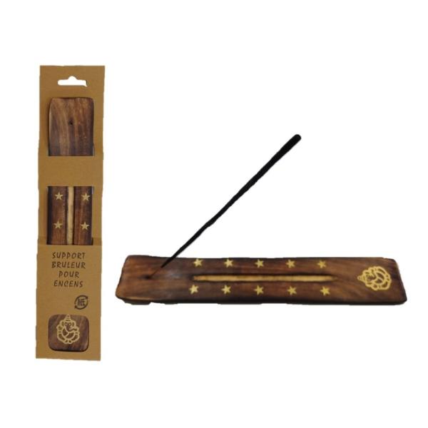 スティックタイプ専用のお香立てです。ガネーシャ♪♪平型の穴にお香を挿して使うタイプです。少し大きめタイプなので灰が散らばりづらくて便利！見た目も良いのでプレゼントにもおススメです