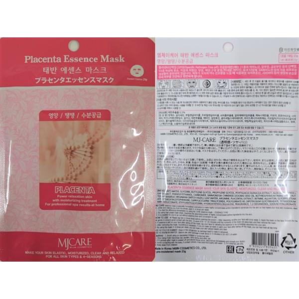 MJCARE エッセンスマスク プラセンタ5枚セット フェイスパック MIJIN ミジン
